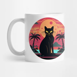 Exotica Sunset Cat Mug